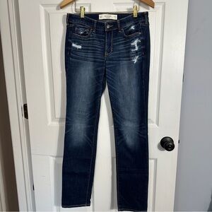 Abercrombie & Fitch "The A&F Skinny" distressed jeans, size 4R/27